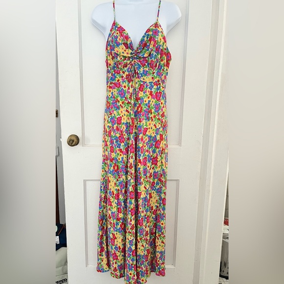 Faithfull the Brand Floral Midi Dress 8 - Picture 1 of 5